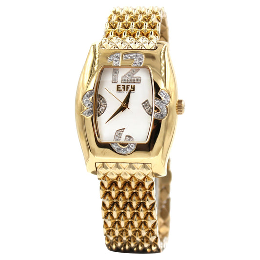 White Sapphires Pave Dial Luxury Swiss Quartz Exotic Watch