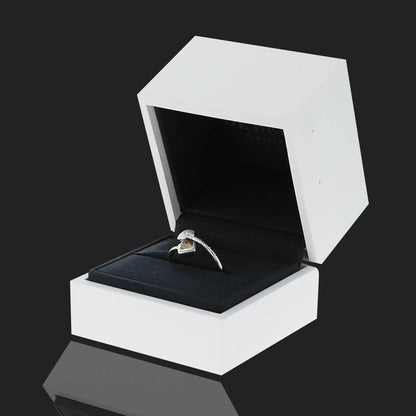 De Beers Talisman Polished &amp; Brown Rough Natural Diamonds 18K White Gold Ring