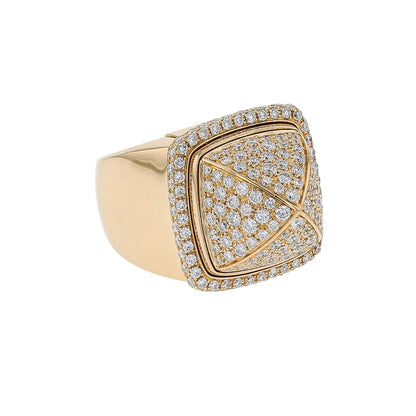 Fred Pain de Sucre Diamonds &amp; 18K Yellow Gold Signet Ring
