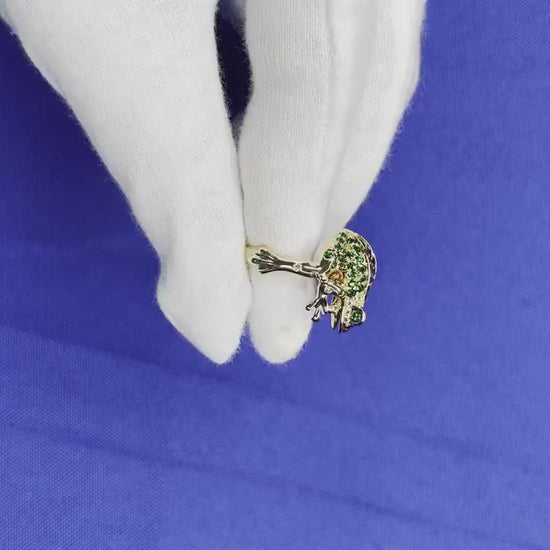 Pink Forest Lucky Frog - Ring