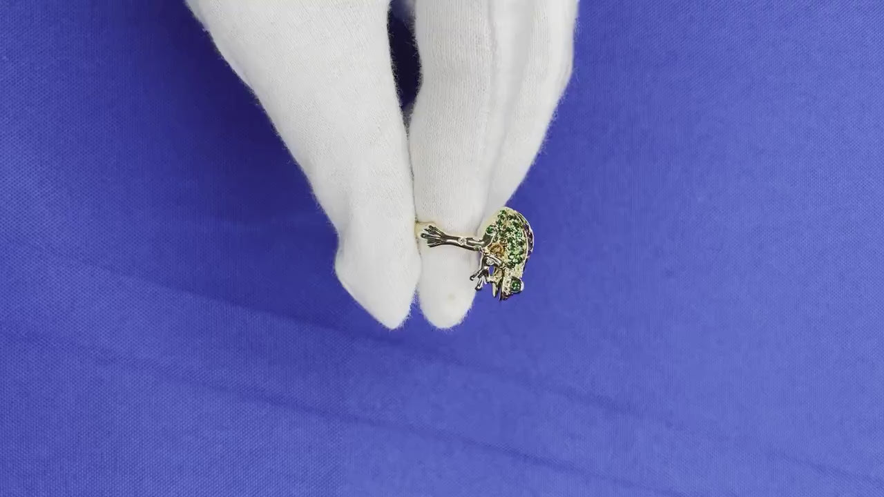 Pink Forest Lucky Frog - Ring