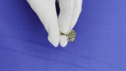 Pink Forest Lucky Frog - Ring