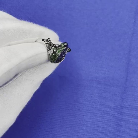 Midnight Lucky Frog - Ring