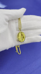 American USA Vintage Dollar Coin Curb Link Yellow Gold Vermeil Sterling Silver C