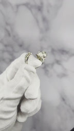 925 Sterling Silver Dog Puppy Animal Nature Cute Schnauzer Statement Open Hug Ri